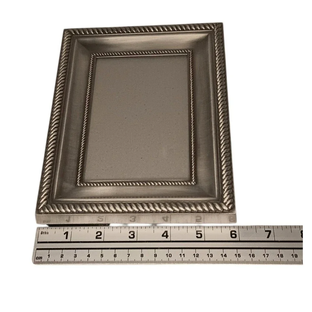 Silver Braided Metal Photo Frame 8